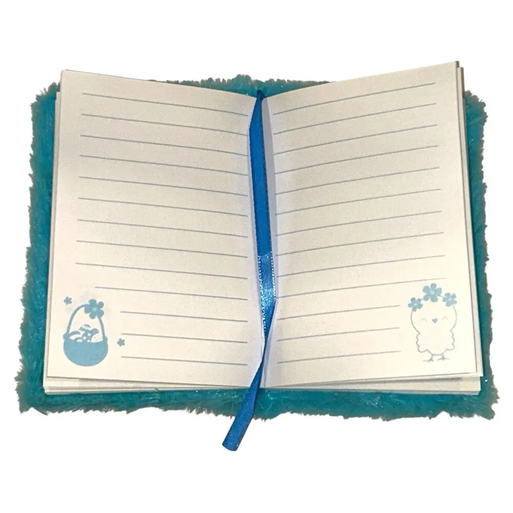 2x Happy Go Fluffy Easter Chick Notebook and Clipboard with Pen